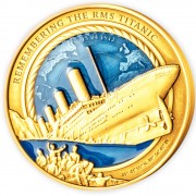 Solomon Islands REMEMBERING RMS TITANIC 35th Years WRECK DISCOVERY $25 Gold Coin 2021 Proof 3 oz